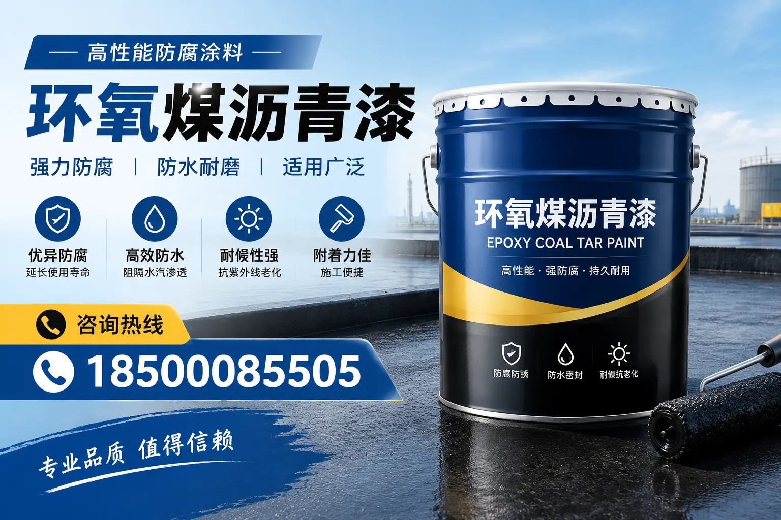 环氧煤沥青漆的主要成分与功能，兰州用户深度了解